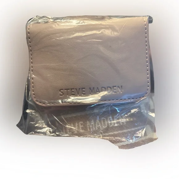 Steve Madden Canvas Crossbody Tote Set – NWT, Logo Strap + Bonus Pouch - Picture 4 of 6